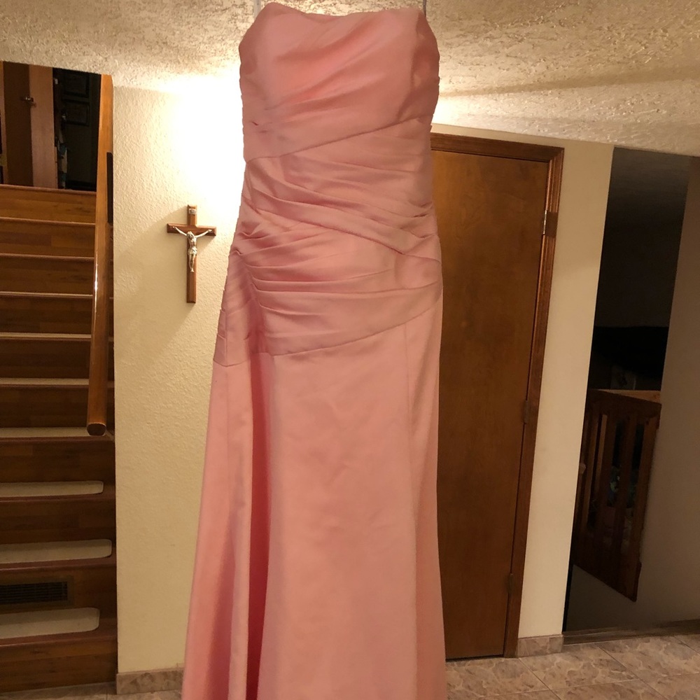 Alfred Angelo Pink Bridesmaid/Maid of Honor Gown